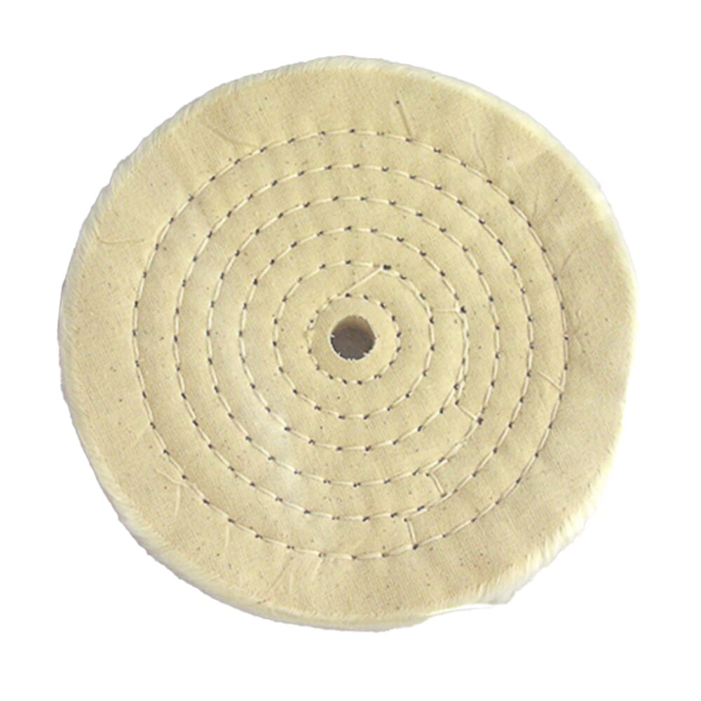 72040 Cotton Buffing Wheel, 6 in x